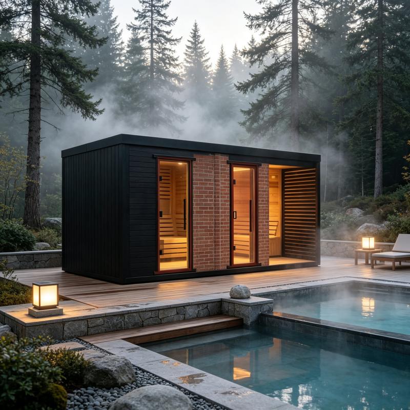 ห้องซาวน่าไม้สั่งทำพิเศษสำหรับ - Villa Wellness Spa บทวิจารณ์และราคา